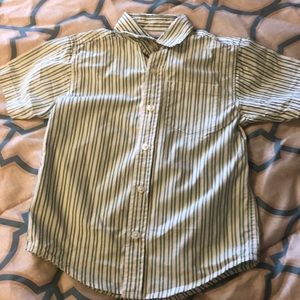4T Boys Short Sleeve Button Up